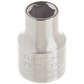 CRAFTSMAN Shallow Socket, SAE, 3/8-Inch Drive, 5/16-Inch, 6-Point (CMMT43000)