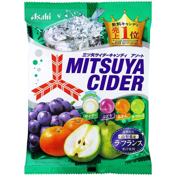 Asahi Food & health care Mitsuya Cider Candy 136g ~ 6 bags