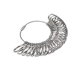 Ring Gauge, Japanese Standard Size, Compatible with No. 1 - 28, Professional Specification, Ring, Gauge, Ring Size, Measure Finger Thickness, Ring Size Gauge, Easy to Measure at Home