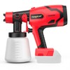 Paint Sprayer for Milwaukee 18V Battery - 600W HVLP Spray