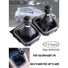 AJHLJ® 5 Speed Manual Car Gear Shift Knob with Leather