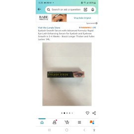 Lunale Eyelash Growth Serum With Advanced Formula 3ml