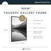 MCS Master & Co. Foundry Metal 18x24 Poster Frame, Vertical