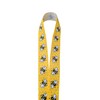 Flower and Bees Print Ribbon Lanyard – 1" Grosgrain Neck