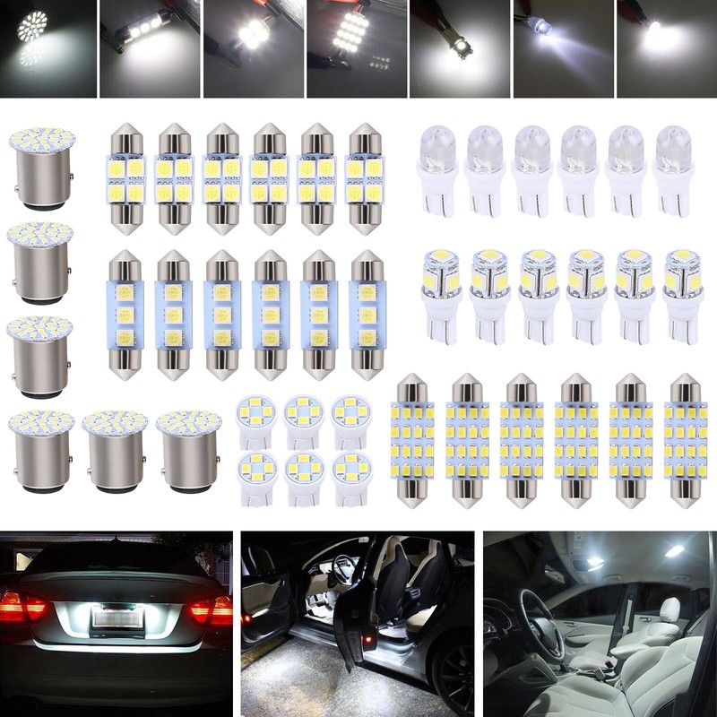 Oskkude 42 PCS Upgraded LED Interior Car Lights Kit, Super