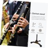 Levemolo Folding Clarinet Stand Portable Tripod Instrument Support for Clarinet