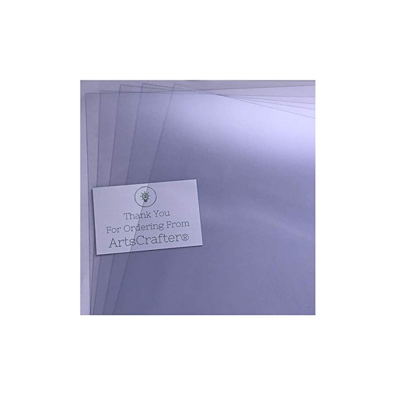 A4 Acetate Sheets - 5 Pack of Clear PVC Sheet
