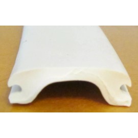 LPC WHITE RV Thick Vinyl 3/4" Insert Trim Mold Flexible Screw Cover Per Foot