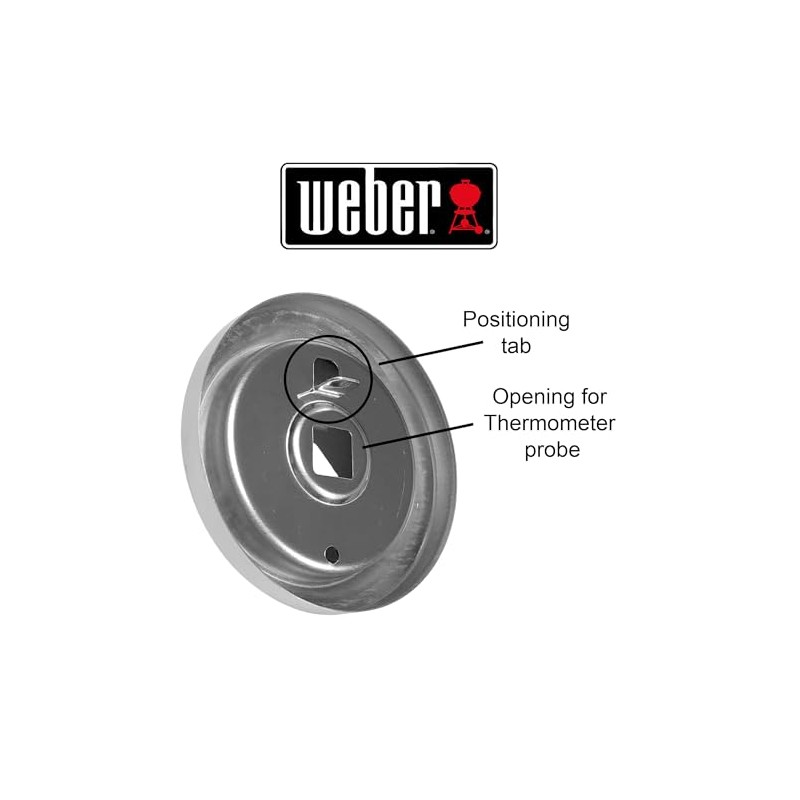 Weber 721001 781001 Replacement Gas Grill Thermometer Bezel 63027