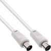 InLine 69410 10 m White Coaxial Cable – Male/Female Coaxial