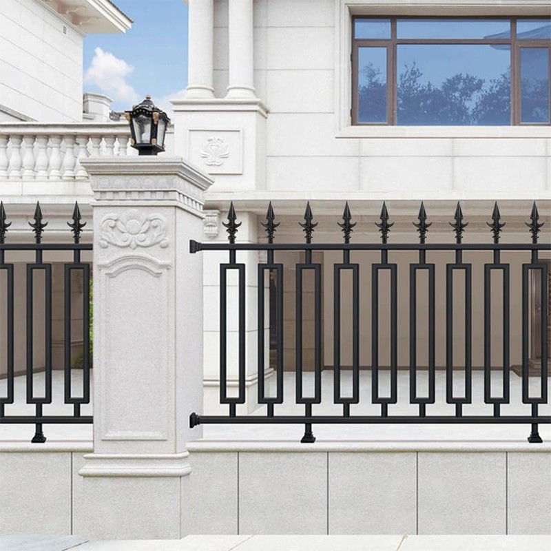 Fence Finials Trident Spear High-Impact Aluminium Alloy Black Finial Fence