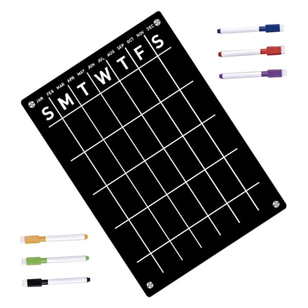 jojofuny Magnetic Memo Planning Whiteboard Set Easy to Write Erase