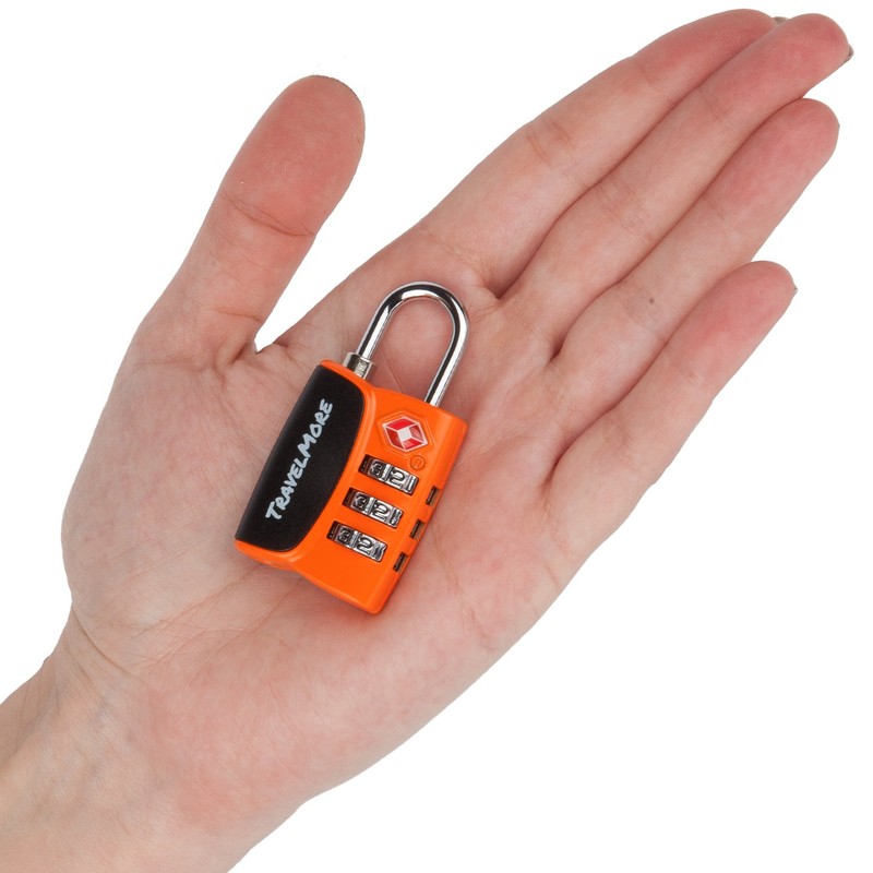 2-Pack TSA Approved 3-Digit Luggage Locks with Open Alert Indicator