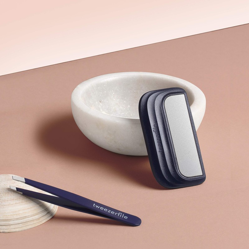Tweezerfile® Tweezer Sharpeners - Petrol Blue