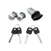2PCS Ignition Key Cylinder & Door Lock Cylinder with Key