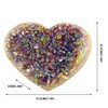 Crystal Heart Stone Heart Shape Crystal Stone Decoration Simulation Resin