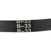 sourcing map B-33 V-Belt 33 Inch Pitch Length, B-Section Rubber