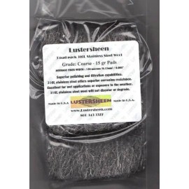 Lustersheen Stainless Steel 316L Wool Pads - Coarse