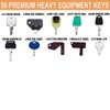 50 Heavy Equipment Keys Master Set Construction Ignition Keys Set