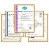 APALUX Nitrile Gloves, Disposable Gloves, White, Powder Free, 100 Pieces,