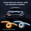 JinRui-T 24 Inch LED Headlight Strips 2Pcs Waterproof Sequential Led