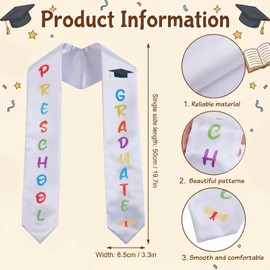 NNG Preschool Graduation Stole and Medal Set,2026 Graduation Sash with Award Medal,Graduation Gift for Ceremony Party Favor