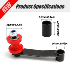 SYOWADA Chain Tensioner Replacement For Coolster Atv Go Kart 4 Wheeler 110Cc 125Cc 150Cc 200Cc 250Cc That Use 420 428 530 Chain Slider Tensioner Adjuster Roller Guide With Spring