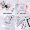 EOOUT 24pcs Mesh Zipper Pouch Bags, A4 Zipper Bags for