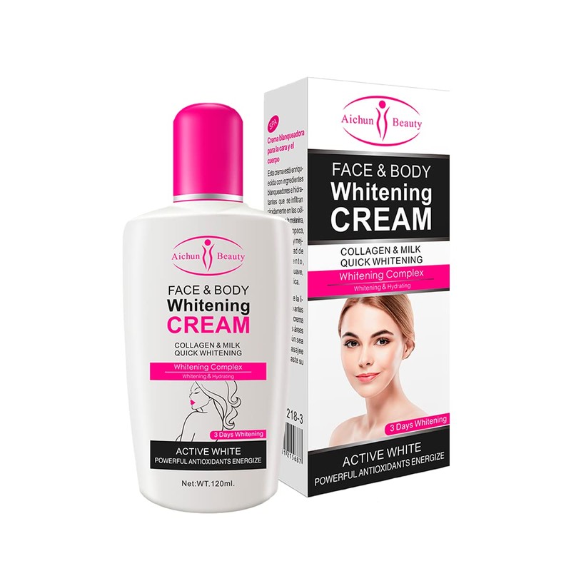 Crema Aclarante Aichun Para Cara y Cuerpo 120ml