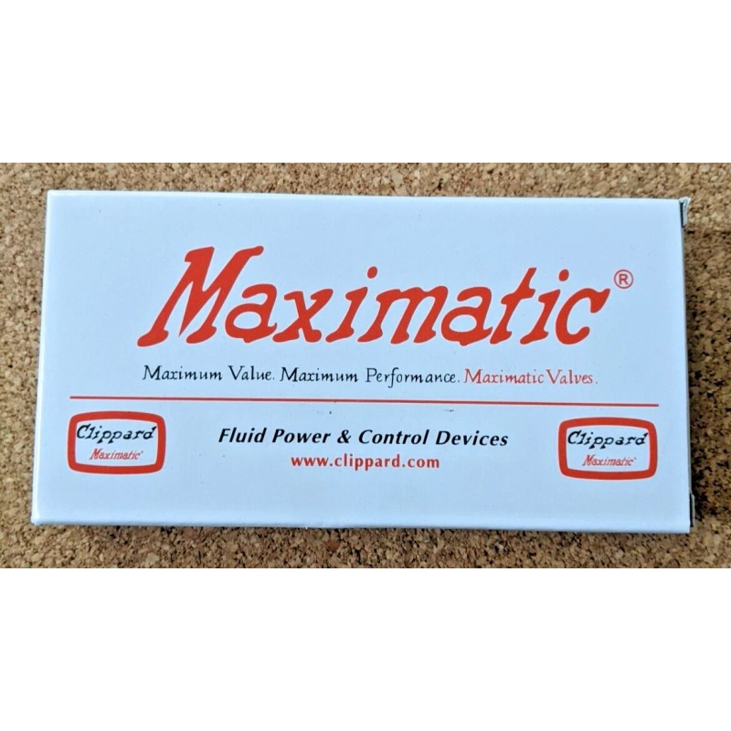 Clippard Maximatic 3 Way Solenoid Valve, MME-33WES, 3/8" NPT, 12