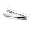 Cuisinox Polished Stainless Steel Serving Tongs, 6"