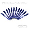 WONOLO 12PCS 0.5mm Erasable Pen Blue Gel Ink Roller Ball