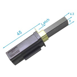 WHYHKJ 2PCS Vacuum Cleaner Motor Carbon Brushes with Pin Electric Vacuum Motor Carbon Brushes Brown 35.5x10.9x6.44mm Suction Suction Motor Brushes