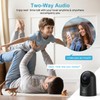 ANMEATE 3K 5MP Security Camera, Pet/Dog/Baby Camera with Phone app,Color