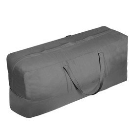 Vailge Patio Cushion/Cover Storage Bag Waterproof Outdoor Patio Furniture Seat Rectanglar Cushions Storage Bag 60 Inch , Zippered Protective Patio Cover Carrying Bag with Handles - Standard,Grey
