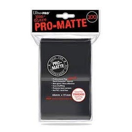 Ultra Pro Ultra ProACCPRO044-Black Divers Standard Pro Matte Sleeves, Black