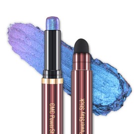 CHARMACY Duochrome Glitter Eyeshadow Stick, Chameleon Metallic Shimmer Smoky Eye Shadow, Long-Lasting Water-Resistant Formula, High Pigmented, Built-in Smudger #03