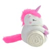 Stuffed Animal Toy and Blanket Set, Unicorn Plush Toy and