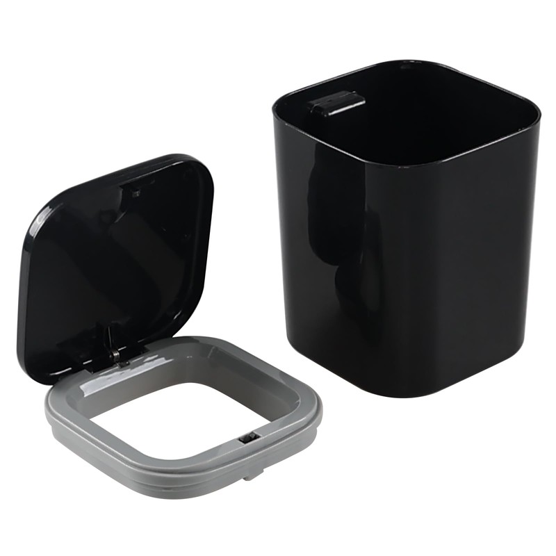Julyeen Mini cubeta de basura de 0.5 galones con tapa,