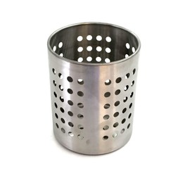 Soporte para cuchara de acero inoxidable para cubiertos de acero inoxidable, soporte para cepillo de cocina, cuchara de comedor, cubiertos, soporte multiusos