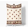 JAWO Rustic Country Throw Blankets, Primitive Barn Star Cozy Warm