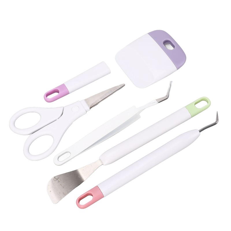 5 Pcs Vinyl Weeding Tool Set Weeder Tweezers Scraper Spatula