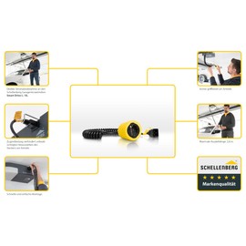 Schellenberg 60929 Coiled Cable 2.8 m for Garage Door Drive Smart Drive L and XL