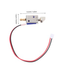 KICHOUSE Electromagnetic Micro Electric Plug Lock Solenoid Lock Drawer Lock Magnetic Solenoid Push Pull Type Solenoid Mini Electric Linear Actuator Solenoid Actuator Soft Magnetic Material
