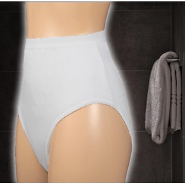 P&S Healthcare Limited P&S Healthcare - Ladies Protective Pant - Washable Incontinence Brief - Ideal for IBS - Black and White