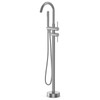 GAOMON Freestanding Bathtub Faucet Brushed Nickel Floor Mount Tub Filler
