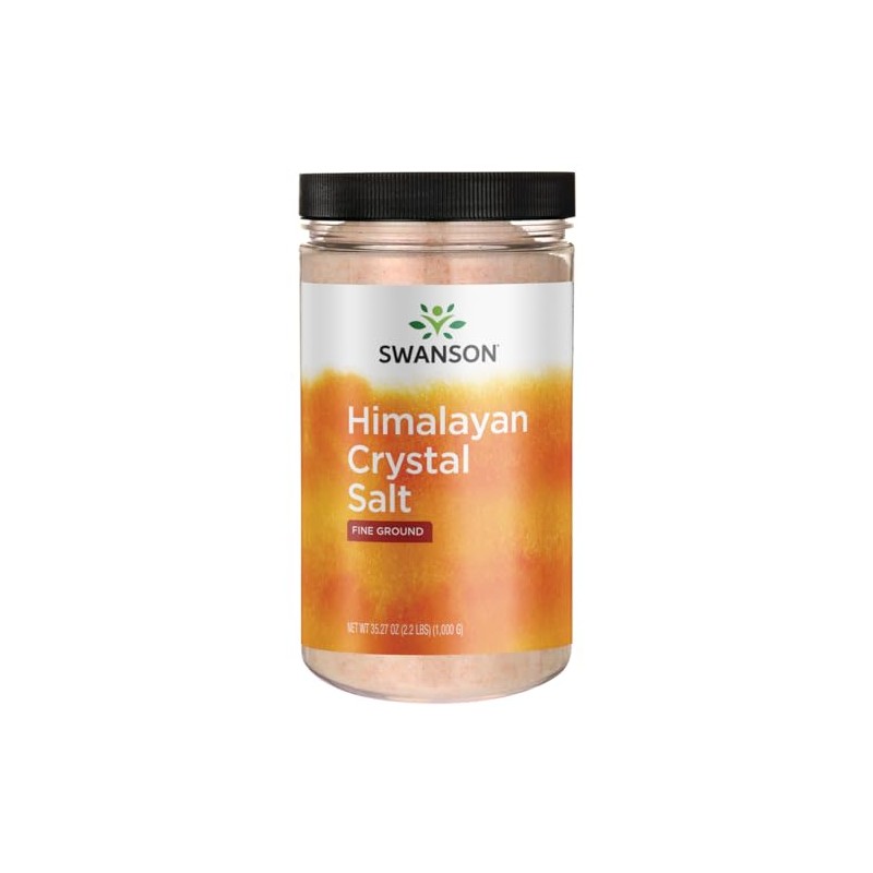 Swanson Himalayan Crystal Salt 35.27 Ounce (1000 g) Salt
