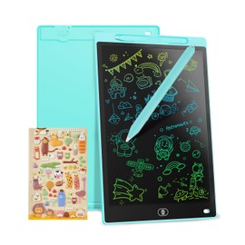 Toys Gifts for 2 3 4 5 6 7 Year Old Boys Girls, Genialba 10 inch LCD Writing Tablet Colorful Screen Drawing Board Toddler Toys Learning Educational Toys Gifts for Birthday Christmas (Blue)