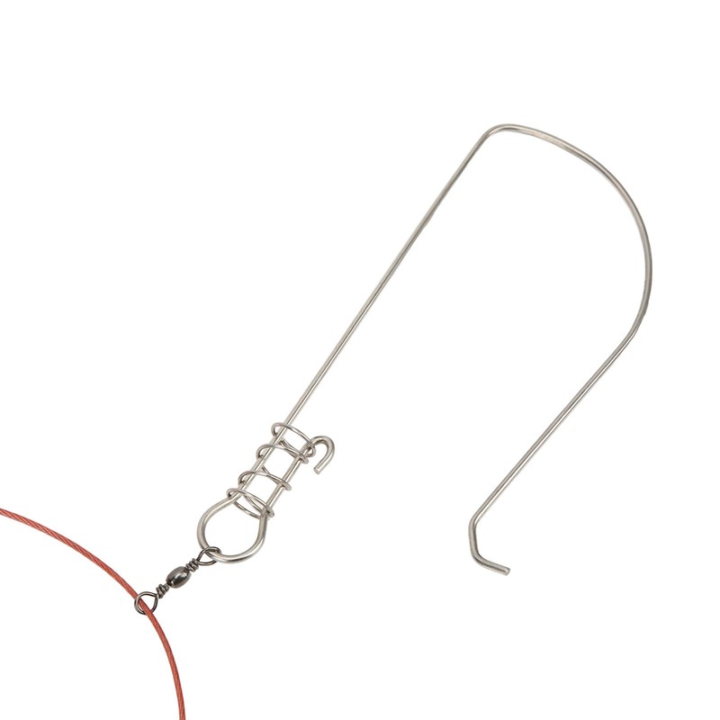 Live Fish Lock with Foam Float Stick Steel Wire Fishing