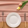 Socomi Rose Gold Chiffon Table Runner Fall Thanksgiving Boho Rustic